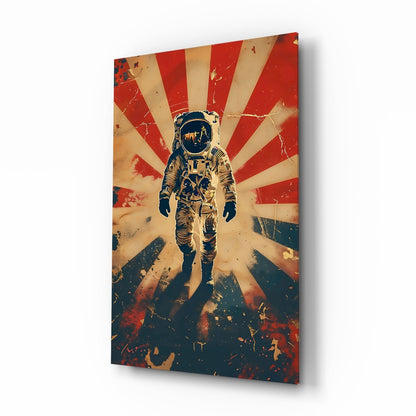 Astronaut Glass Wall Art