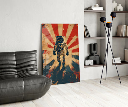 Astronaut Glass Wall Art