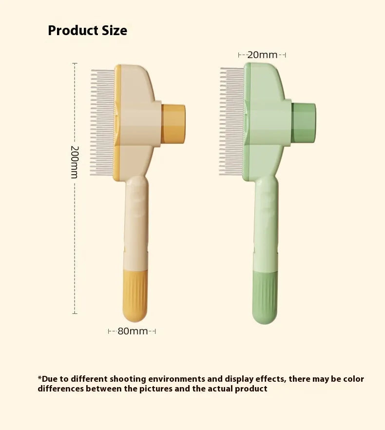 Pet Self Cleaning Comb: Remove Shedding Hair Instantly