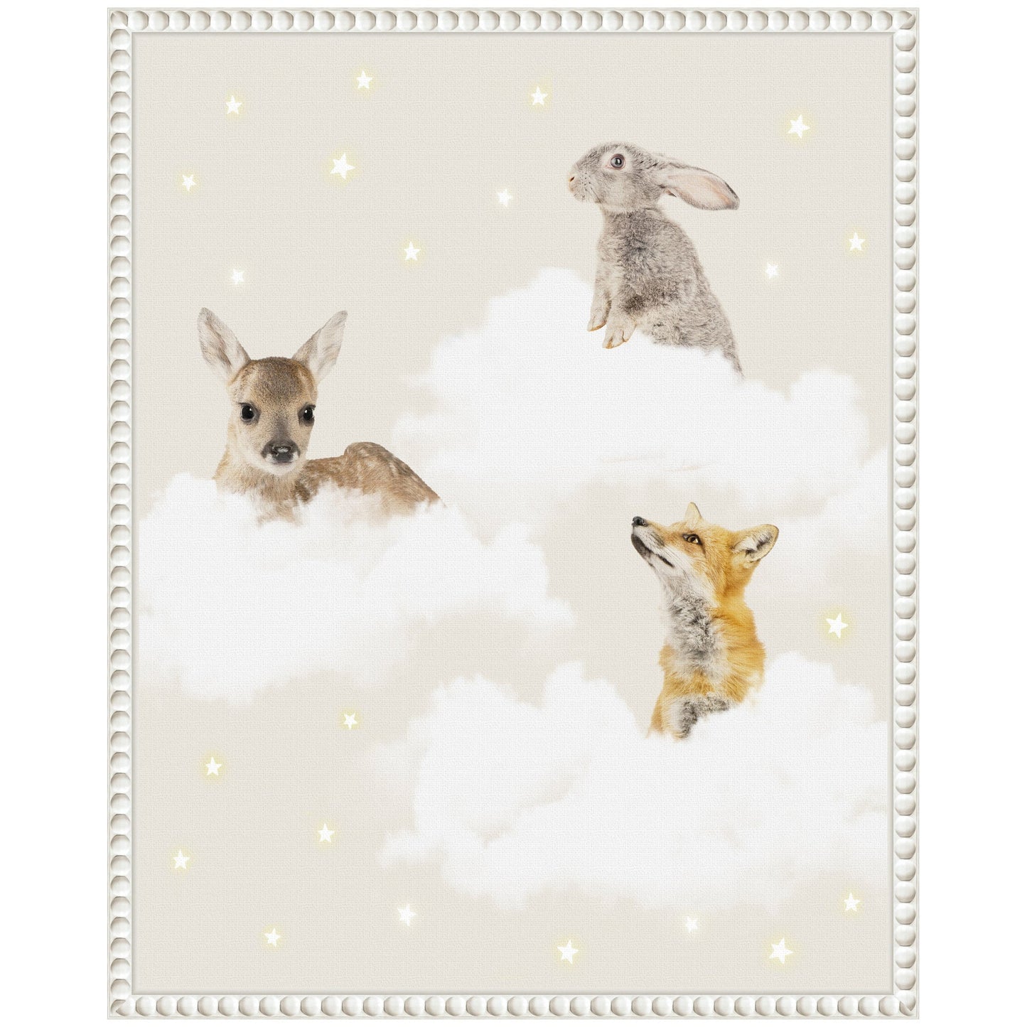 Animal Clouds Canvas Wall Art