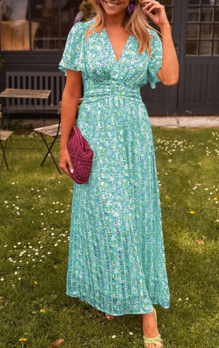 Floral Elegance Dress - Shine and Feel Flawless Every Day