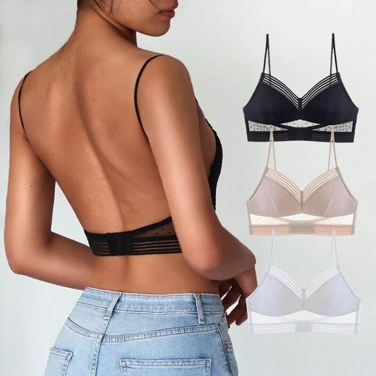 Aura Elegance: Invisible Backless Push Up Bra | Buy 1 Get 1 FREE - Offer Ends Today!