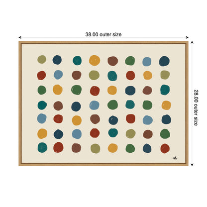 Meditation No. 3 by Kelly Knaga Framed Canvas Wall Art Print