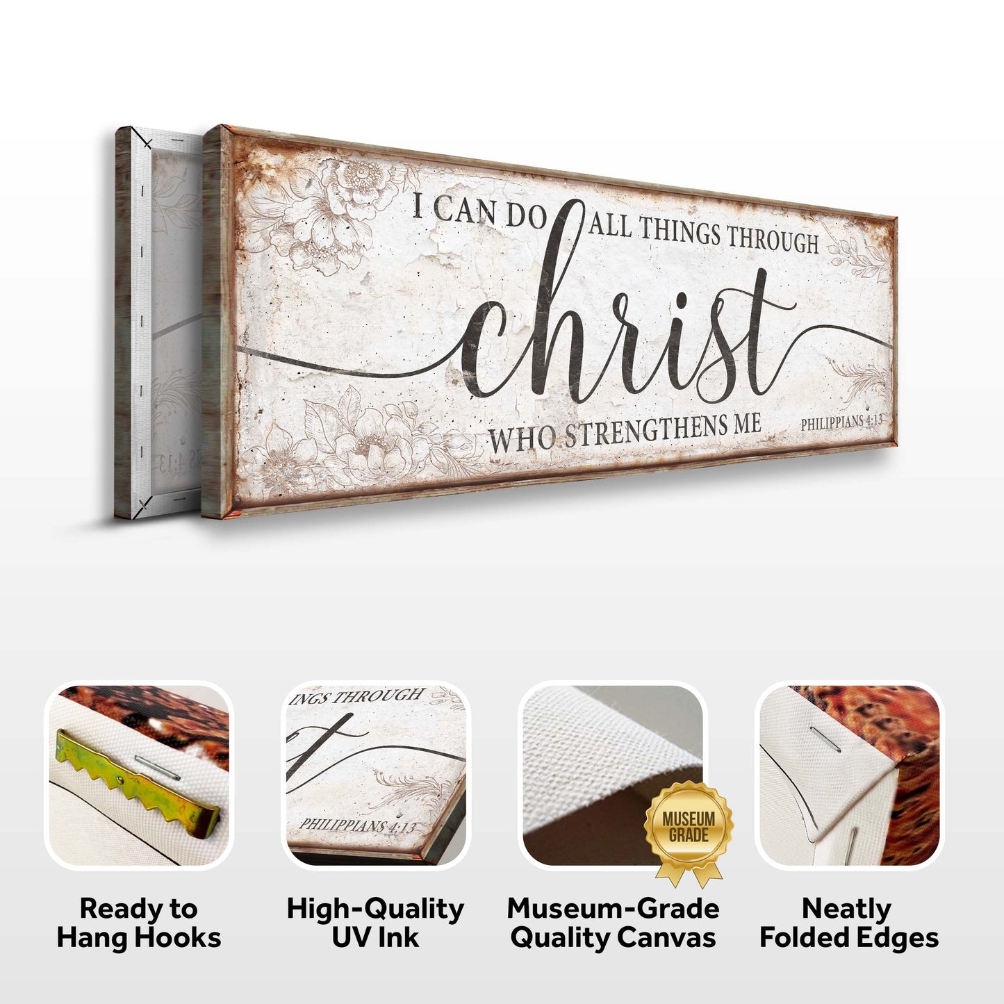 I Can Do All Things Through Christ Who Strengthens Me Canvas