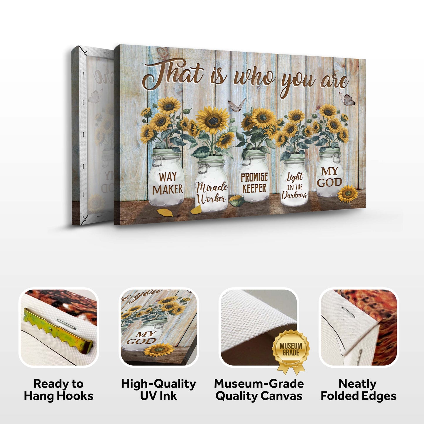 That Is Who You Are Faith Canvas Wall Art