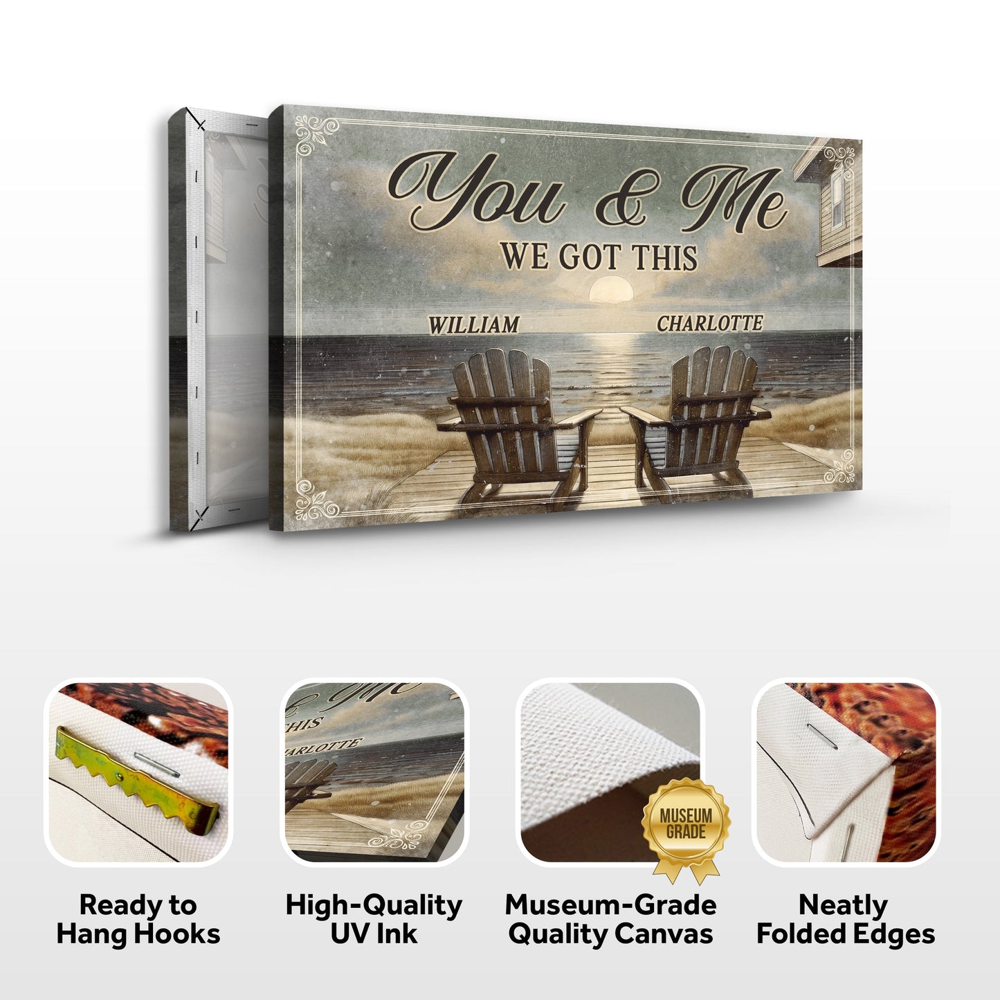 We Got This Ranch House Couple Canvas Wall Art