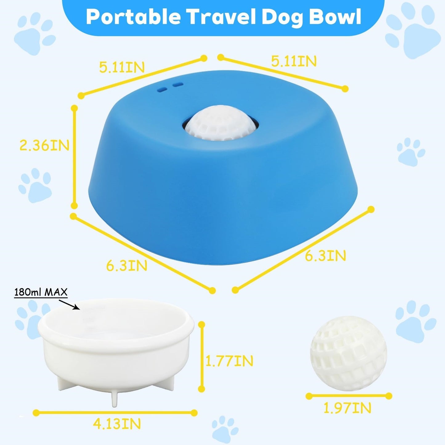 Slow Feeder Dog Lick Bowl: No-Spill Enrichment for Your Pet
