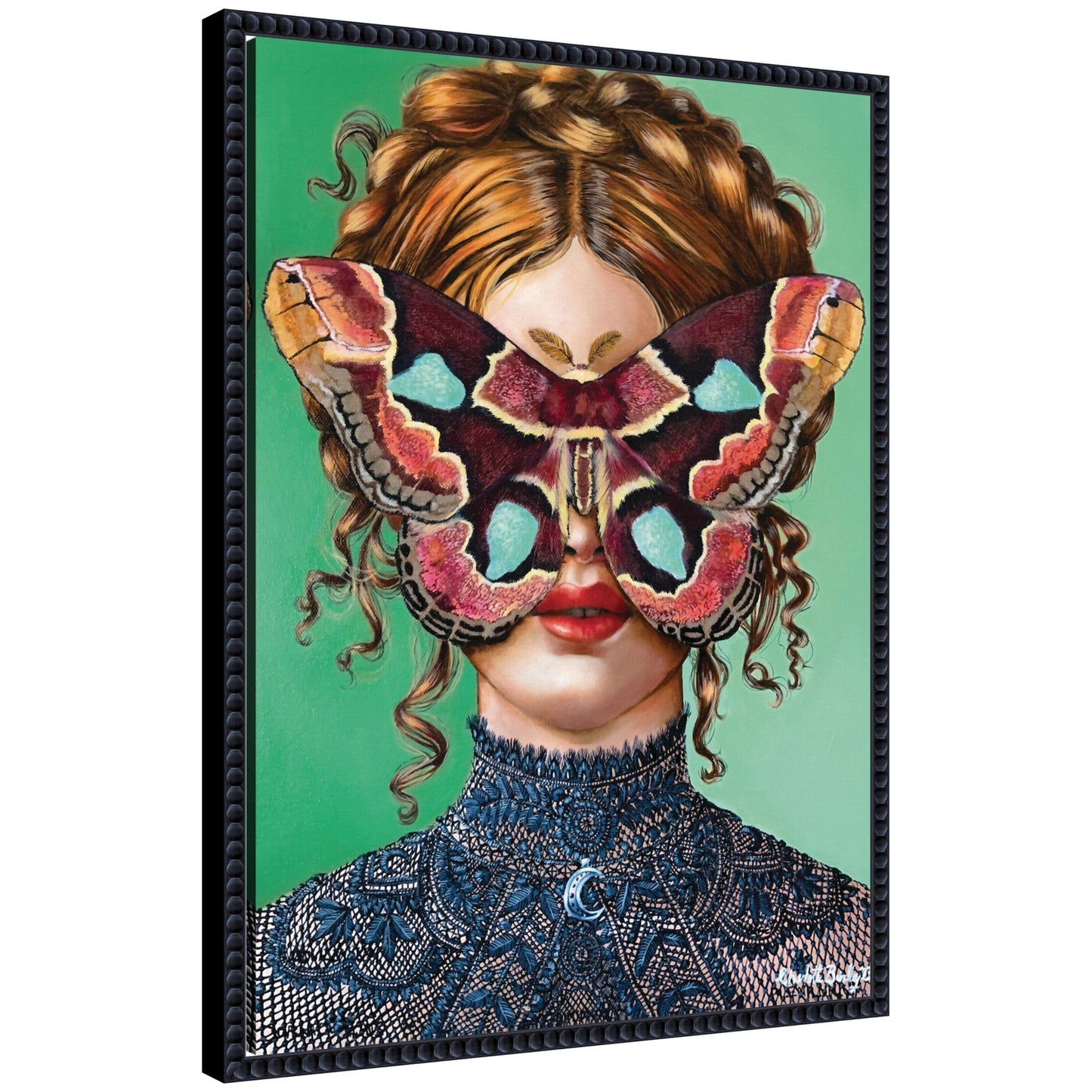 Forest Witch Framed Canvas Wall Art Print