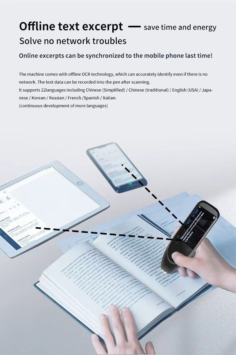 SmartScan Translator Pen - Break Language Barriers Instantly