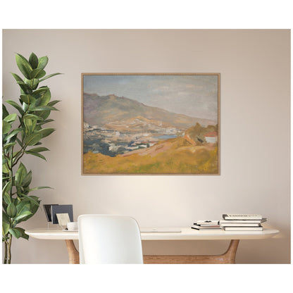 Yalta Crimea 1904 Vintage Framed Canvas Wall Art