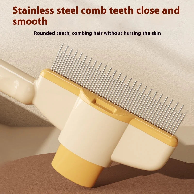 Pet Self Cleaning Comb: Remove Shedding Hair Instantly