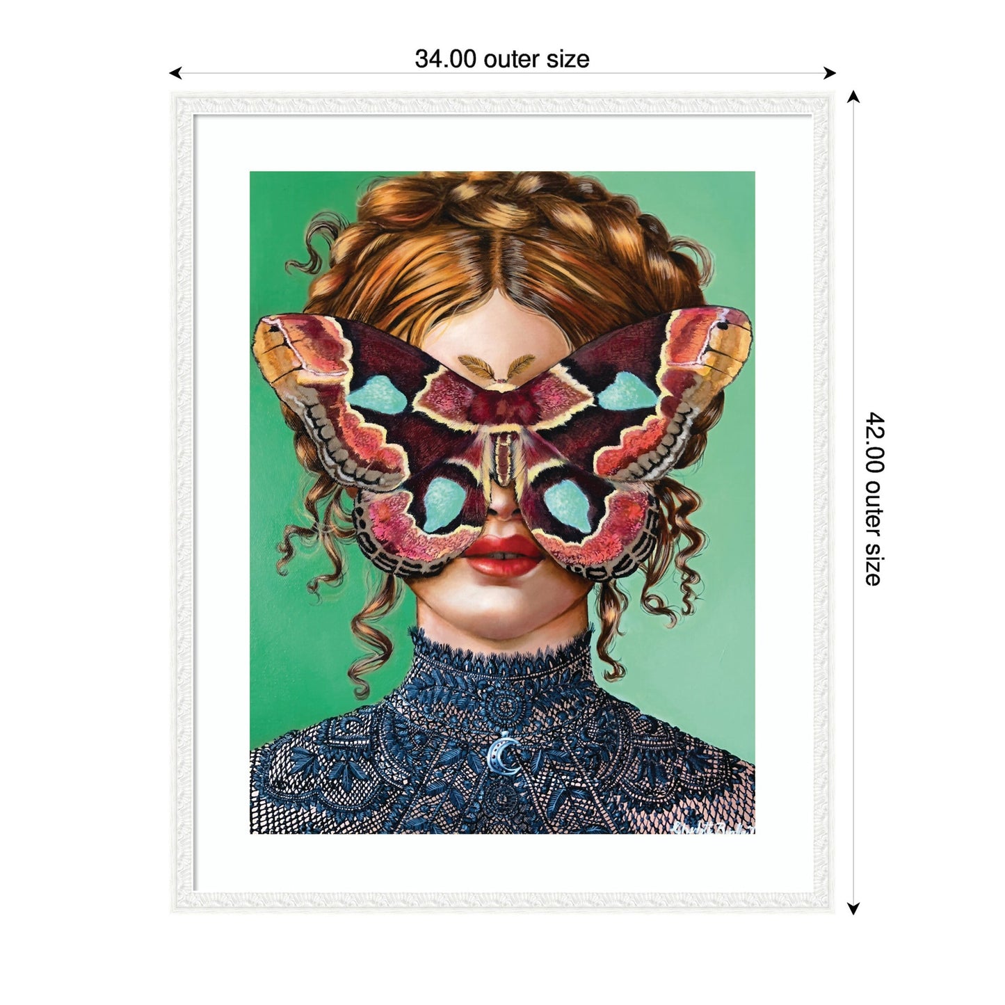 Forest Witch Framed Wall Art Print