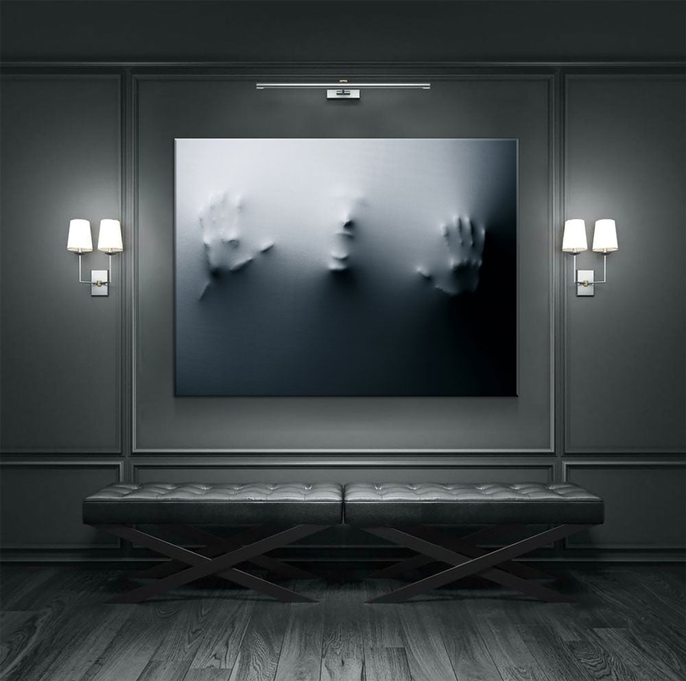 Face In The Wall Halloween horror canvas wall art