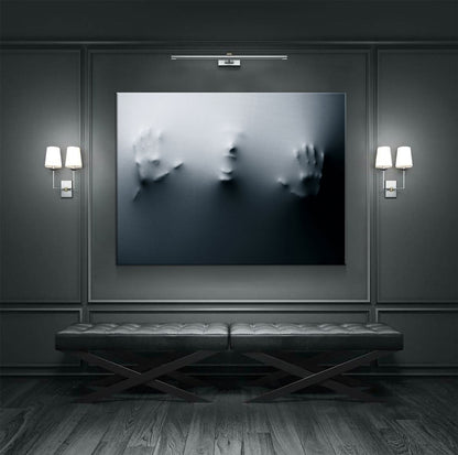 Face In The Wall Halloween horror canvas wall art