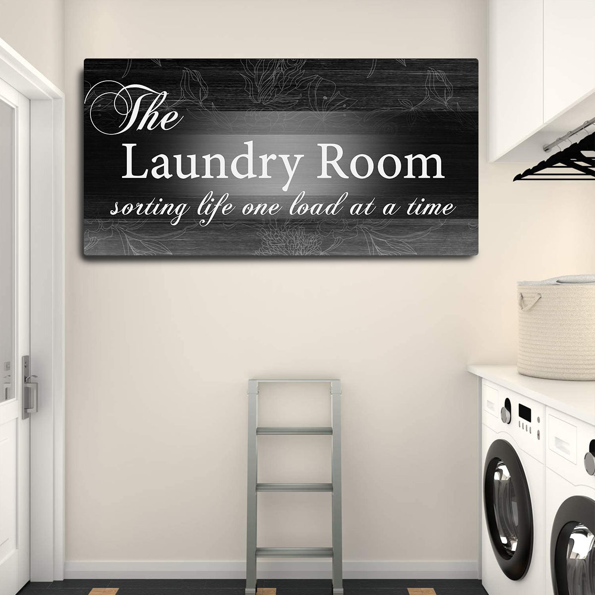 The Laundry Room Canvas Wall Art Sign