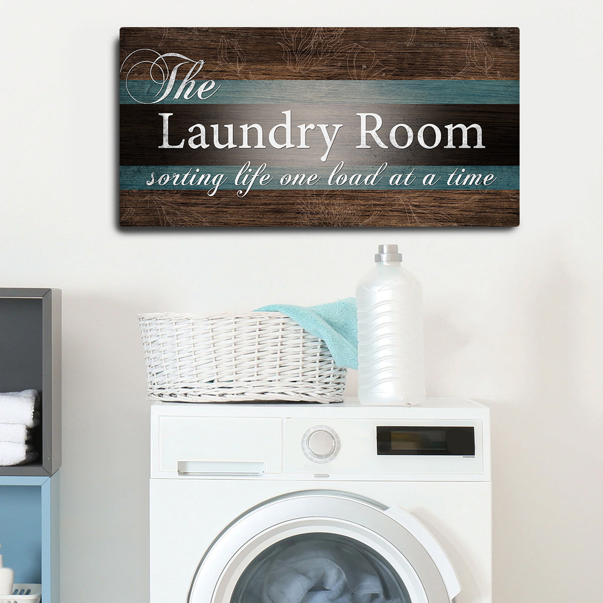 The Laundry Room Canvas Wall Art Sign
