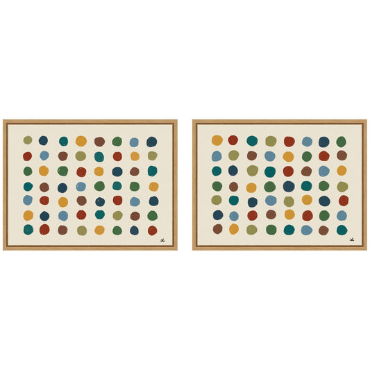 Meditation No.3 2 Piece Framed Canvas Wall Art Set by Kelly Knaga
