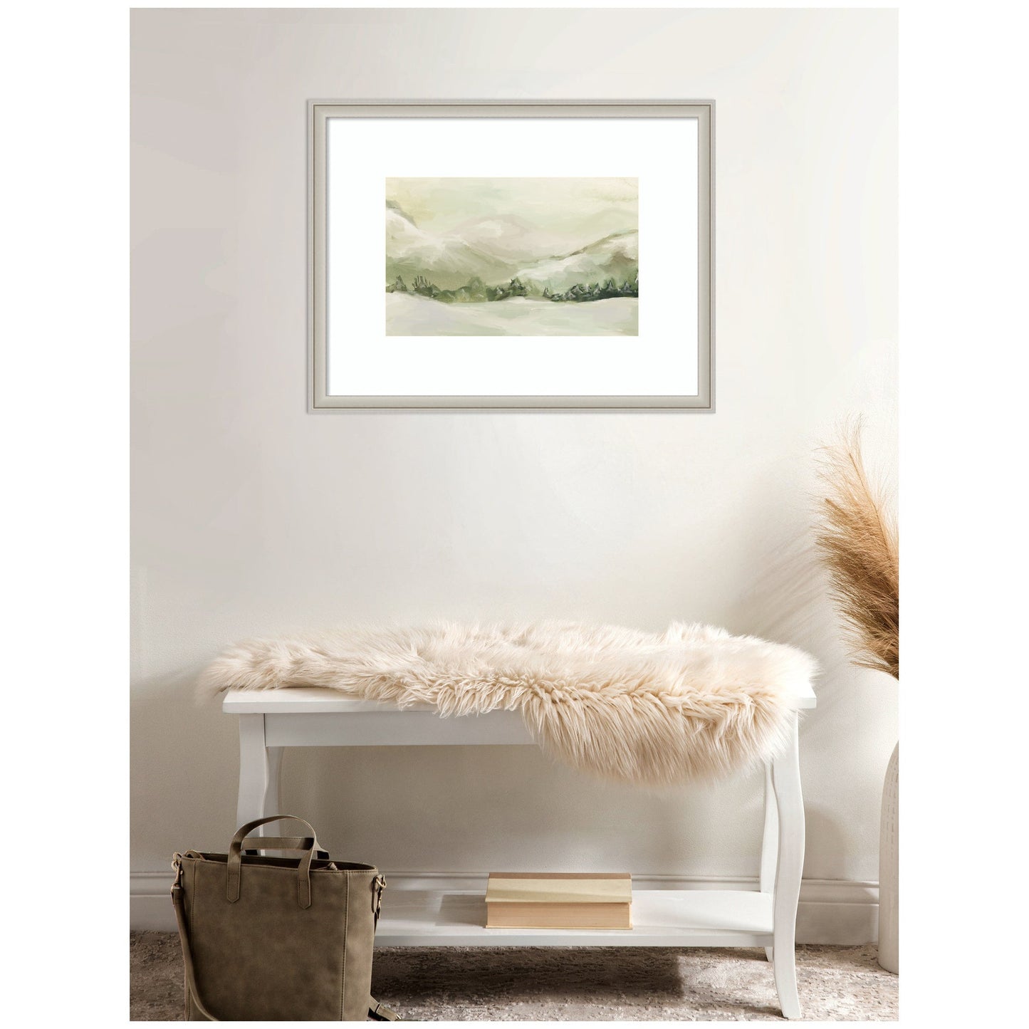 Winter Snow Landscape Framed Wall Art
