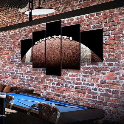 Football Canvas Wall Art 5-Piece Set