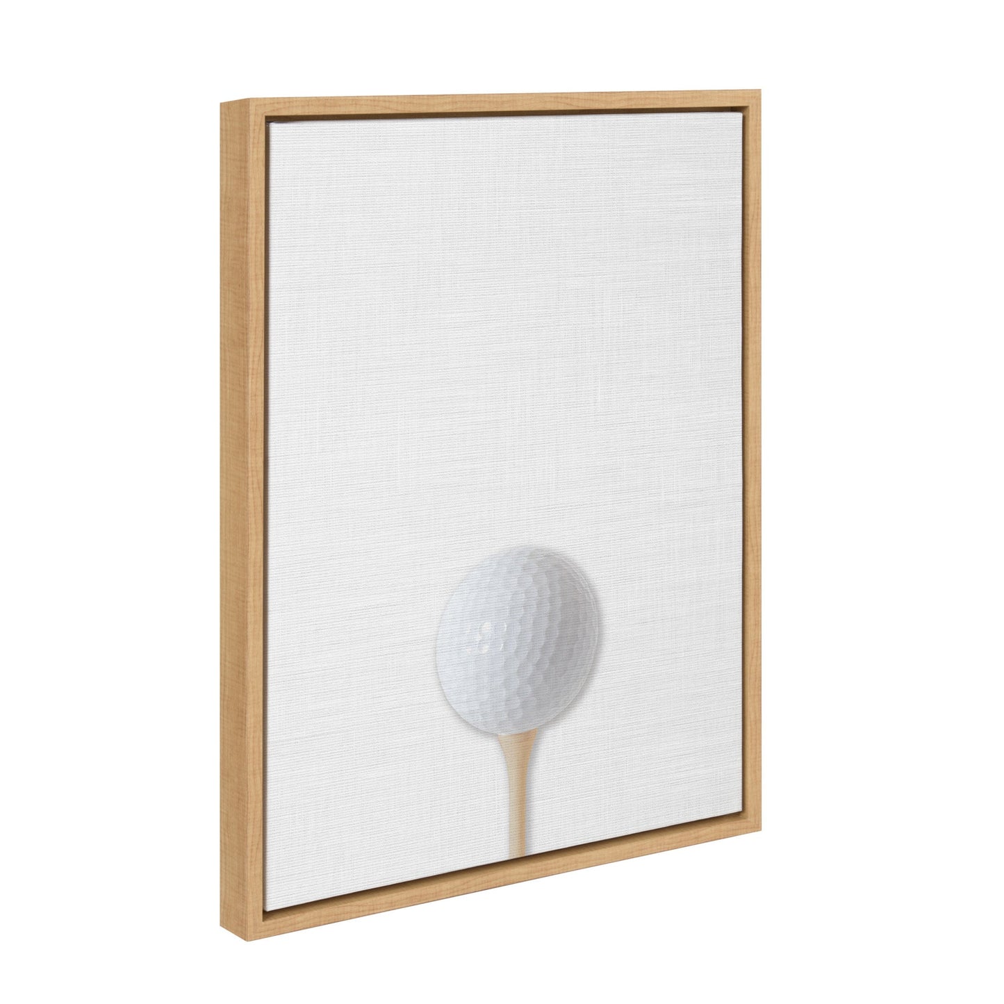 Color Golf Ball Framed Canvas Wall Art