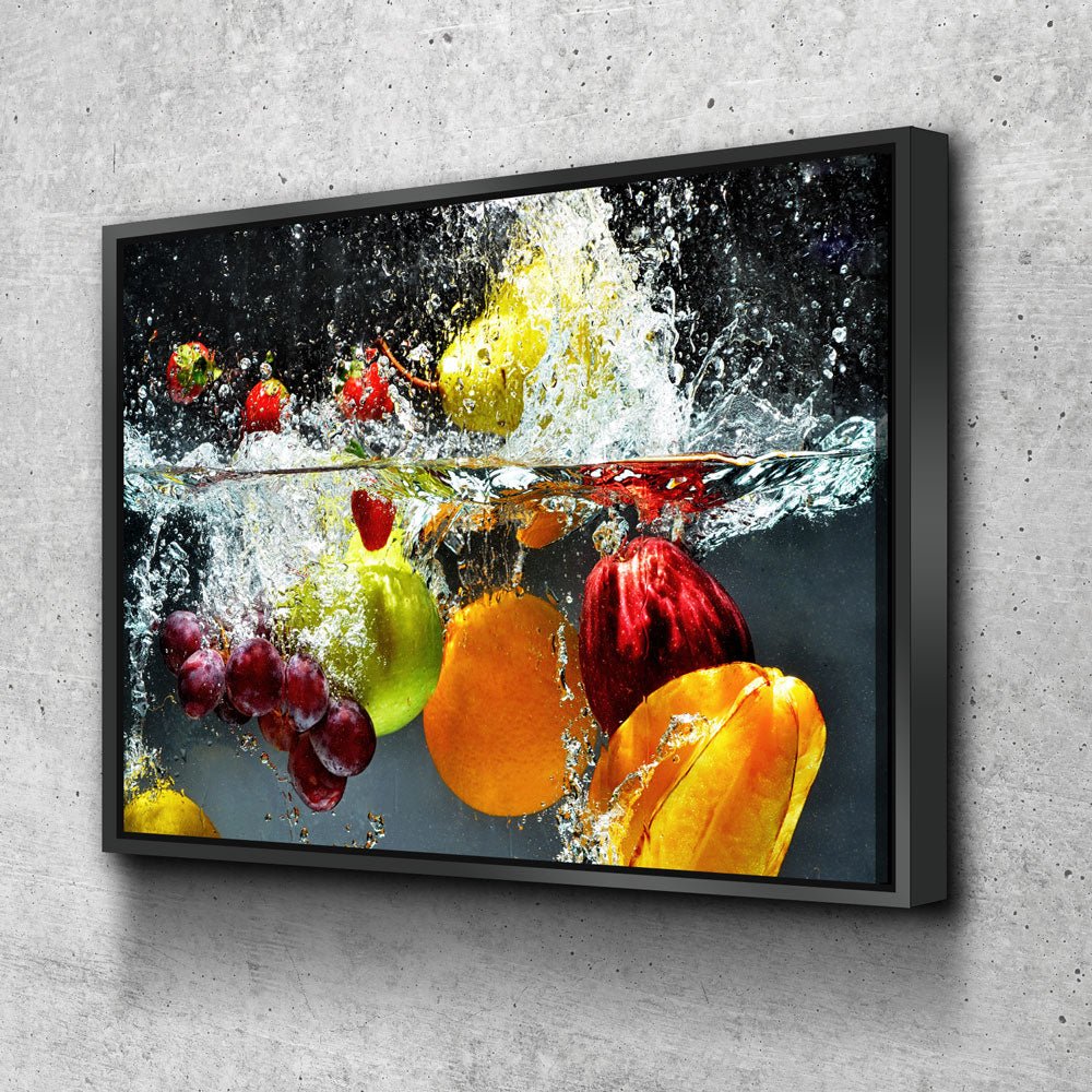 Fruit Splash Kitchen Canvas Wall Art