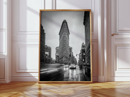 City Heartbeat Black and White Cityscape Wall Art
