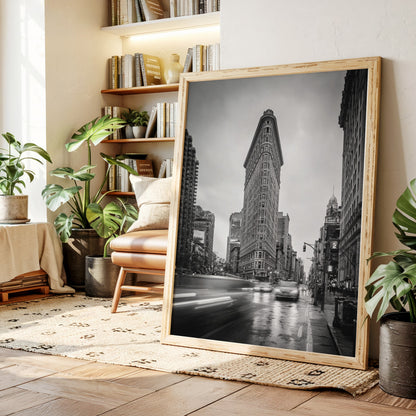 City Heartbeat Black and White Cityscape Wall Art