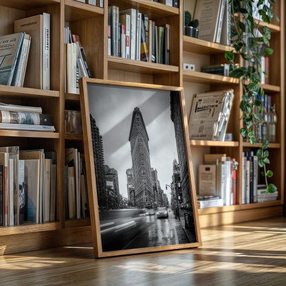 City Heartbeat Black and White Cityscape Wall Art