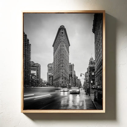 City Heartbeat Black and White Cityscape Wall Art