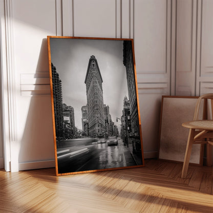 City Heartbeat Black and White Cityscape Wall Art