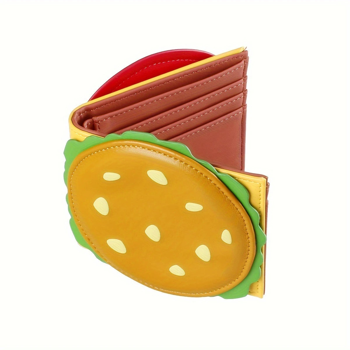 hamburger wallet compact design