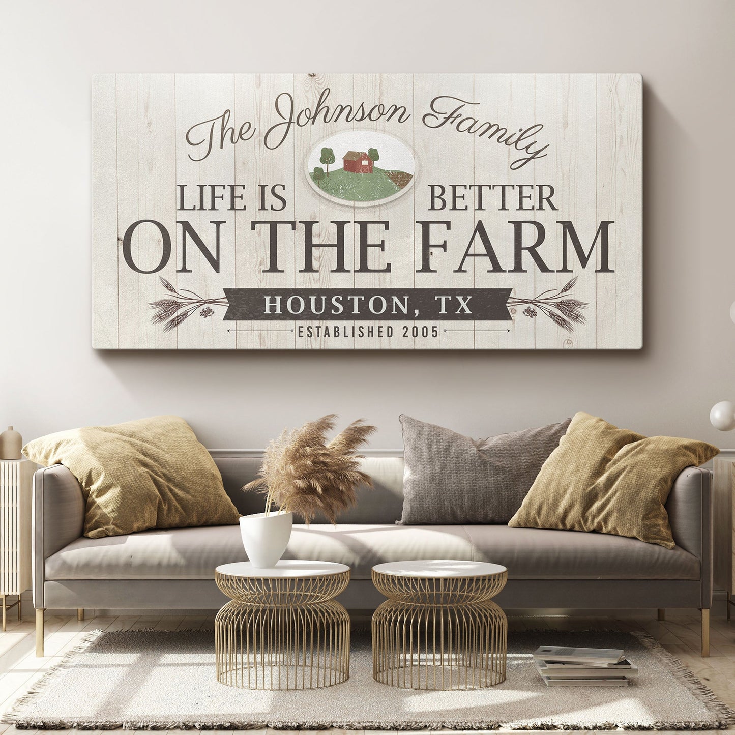 Life Is Better on the Farm Canvas Wall Art