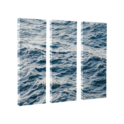 Coastal Ocean Waves Canvas Wall Art Set