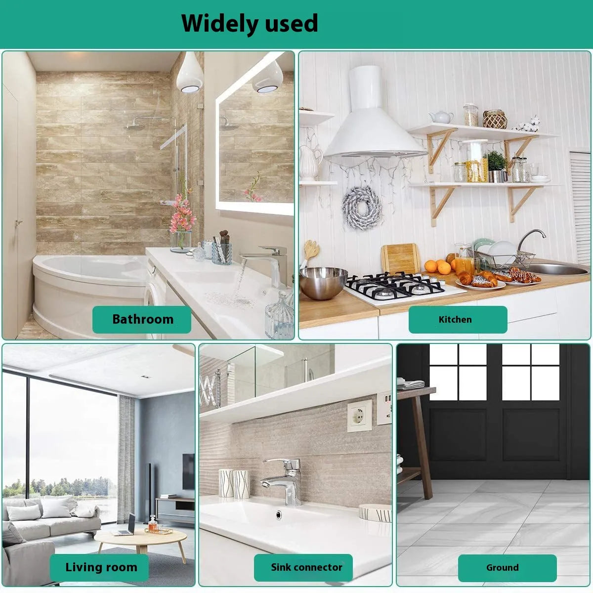 home tile seam using caulking finishing tool widely used