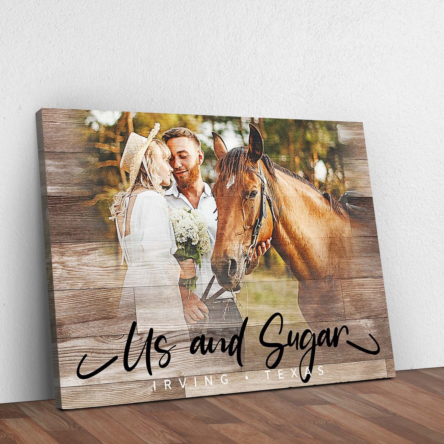 Personalized Animal Portrait Canvas Wall Art