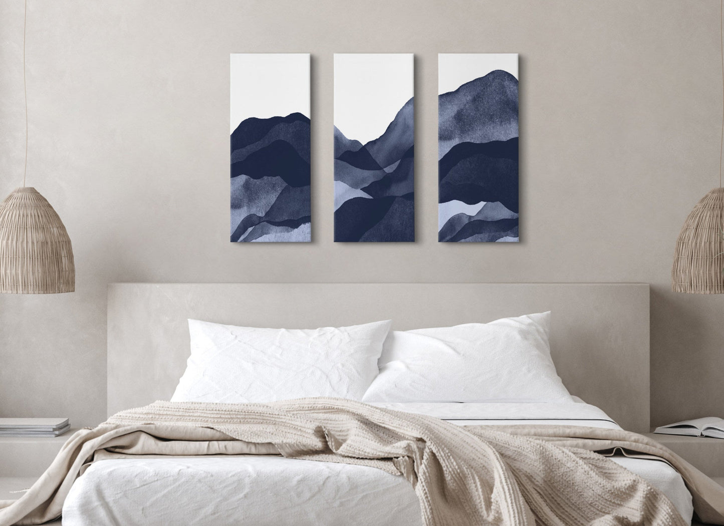 Mountain Range Canvas Wall Art Set