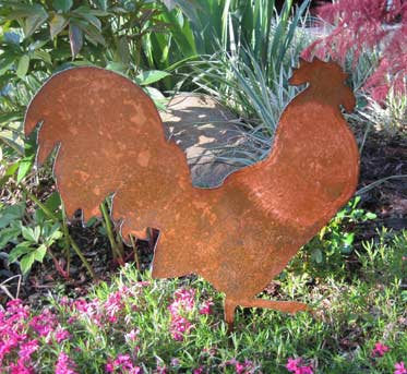 Metal Rooster Wall Art