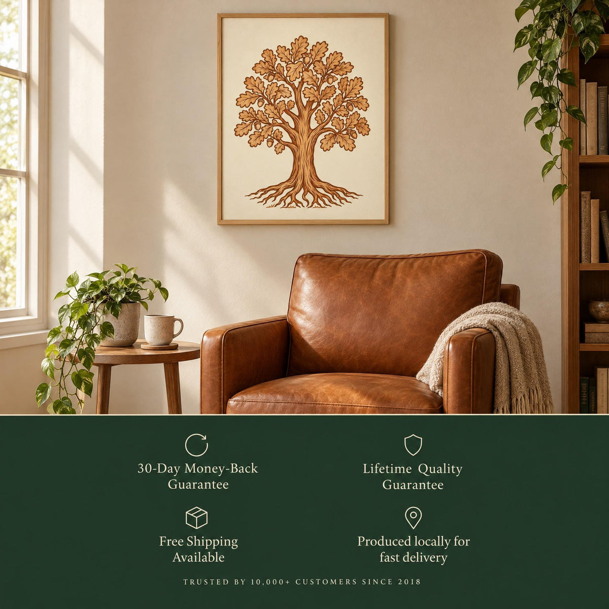 Sparkycare promises: 30-day money back, a lifetime quality guarantee that replaces your piece free if it ever fails, and free shipping available.