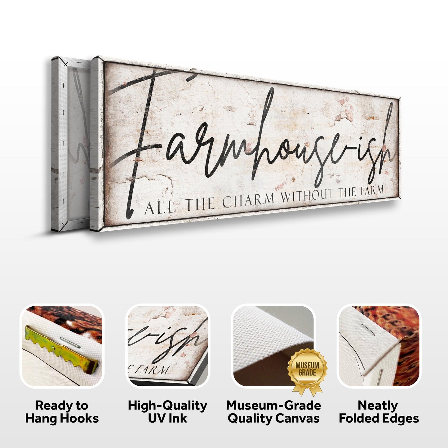Farmhouse-Ish Canvas Wall Art Sign