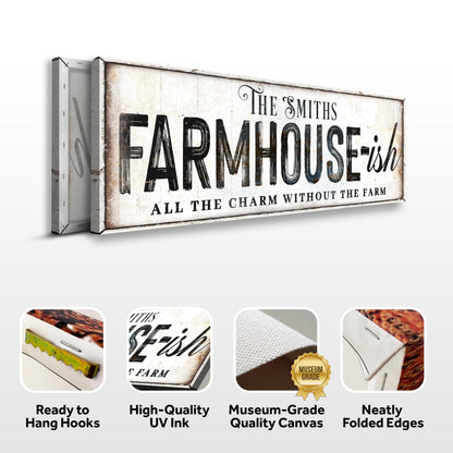 Farmhouse-Ish Canvas Wall Art Sign