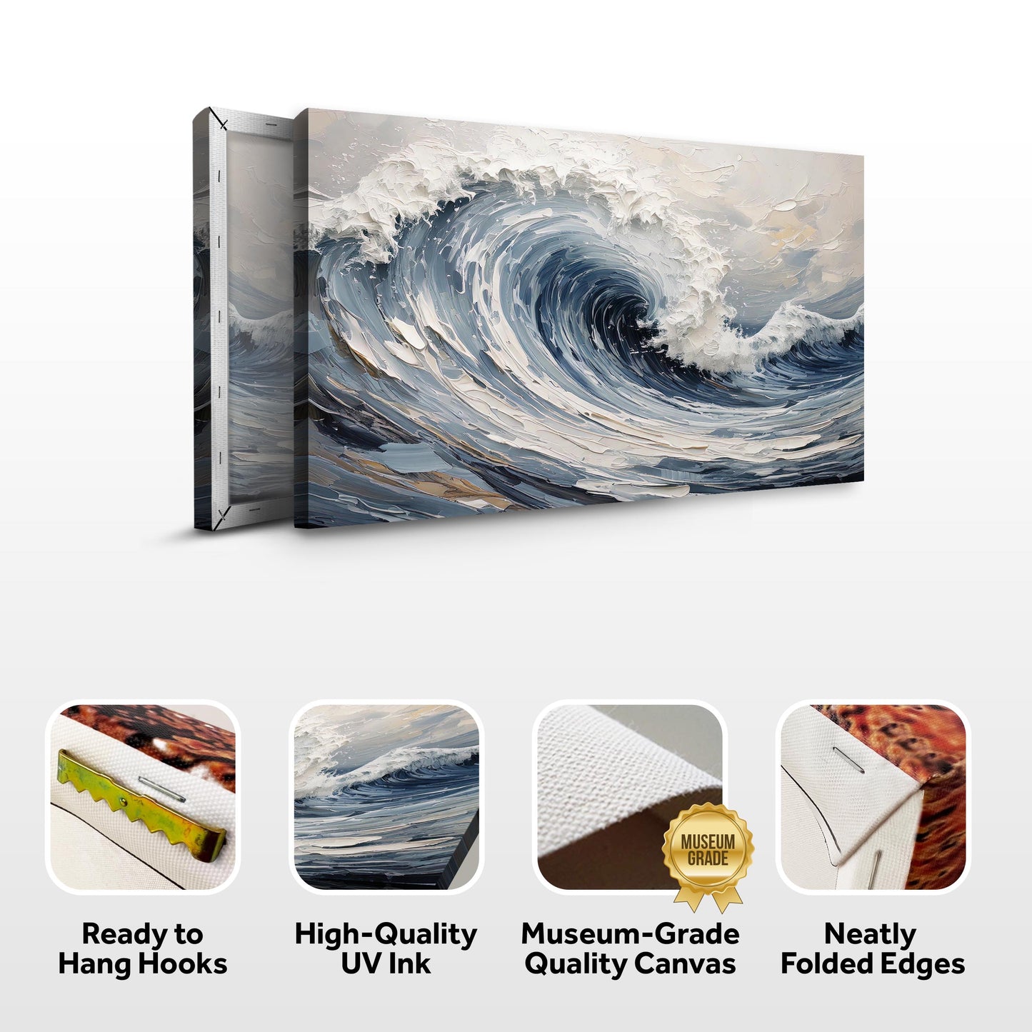 Ocean Wave Canvas Wall Art