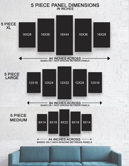 Jesus Is Coming 5-Piece Canvas Wall Art