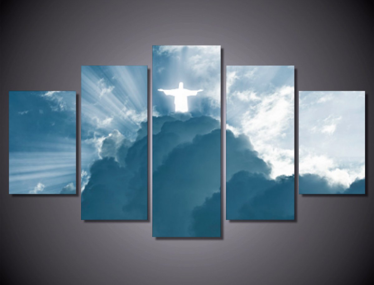 Jesus Is Coming 5-Piece Canvas Wall Art