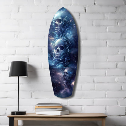 Midnight Skull Glass Wall Art