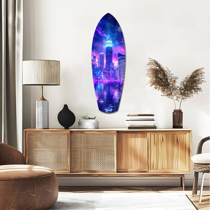 Empire City V2 Glass Wall Art