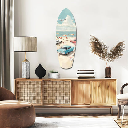 Timeless by the Sea Glass Wall Art