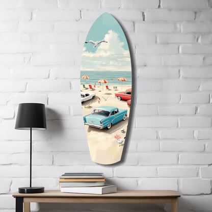 Timeless by the Sea Glass Wall Art