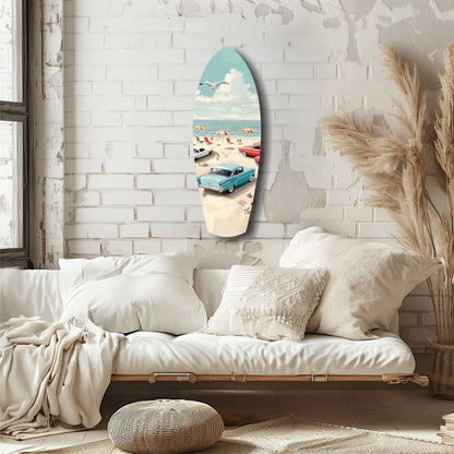 Timeless by the Sea Glass Wall Art
