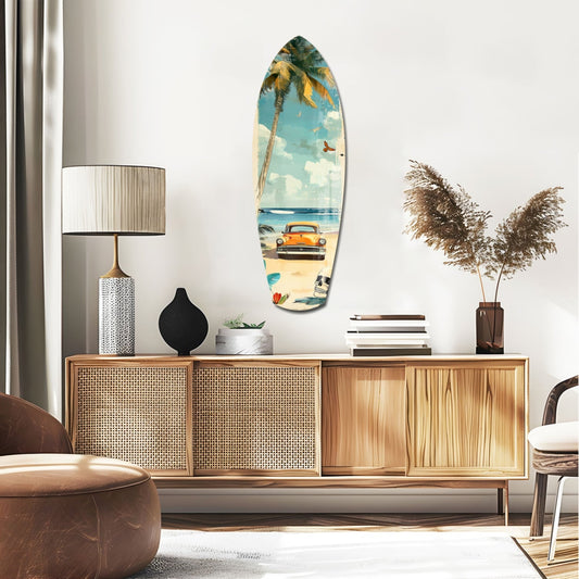 Timeless by the Sea Glass Wall Art