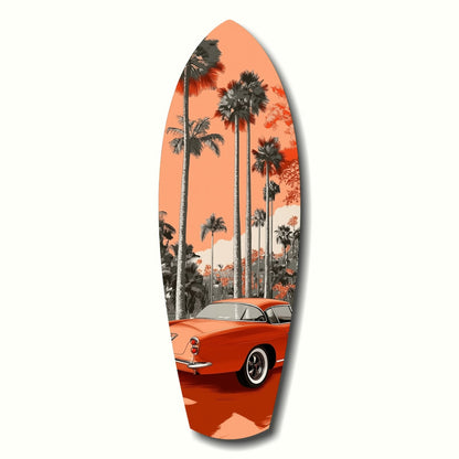 California Dreams glass wall art